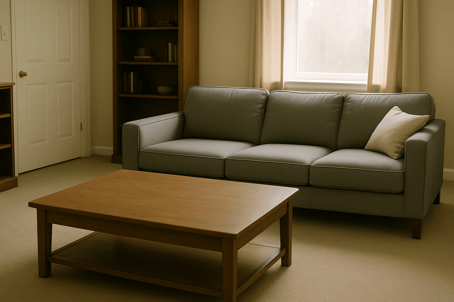 Living Room after a Clean Life home reset